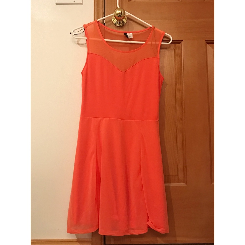 Small Coral Pink Summer Dress